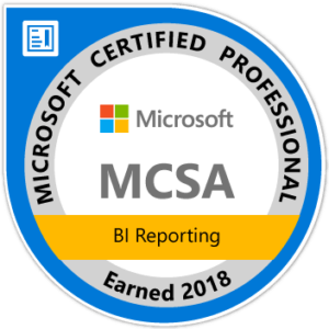 MCSA - BI Reporting